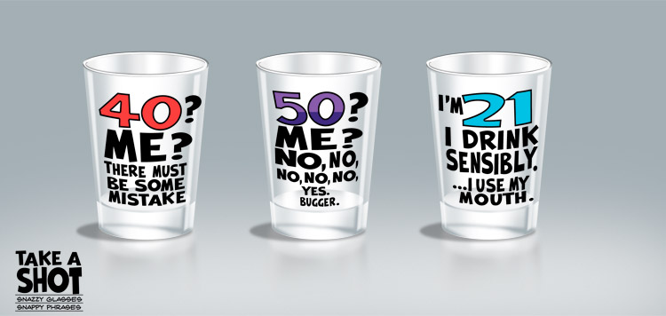 shot glasses